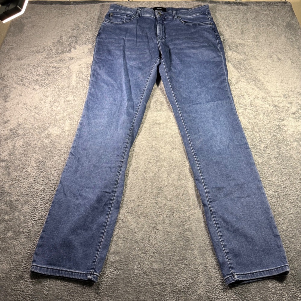 DL1961 Mens Premium Denim Straight Leg Jeans Blue Medium Wash 34x34